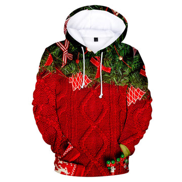 Sudadera Cosplay Navidad Fiesta 3D Impreso chaqueta christmas
